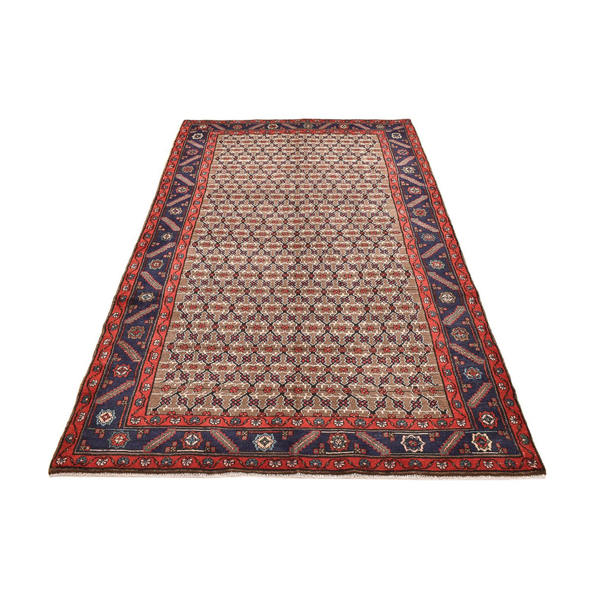 Tapis persan - Nomadic - 268 x 148 cm - rouge clair