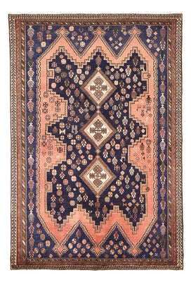 Tapis persan - Nomadic - 241 x 161 cm - rose