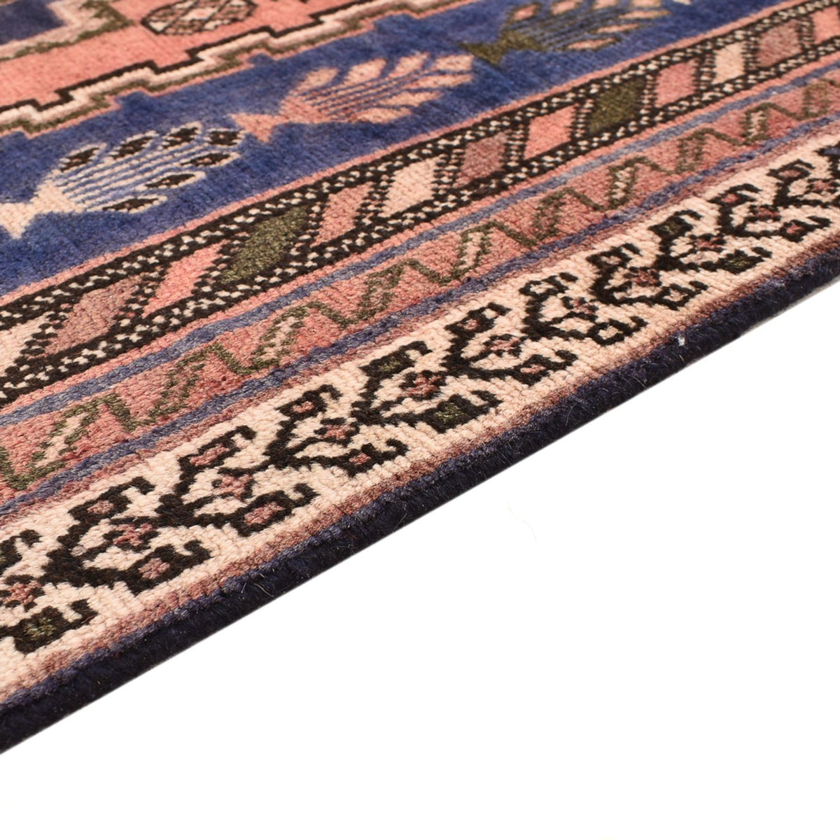 Tapis persan - Nomadic - 241 x 161 cm - rose