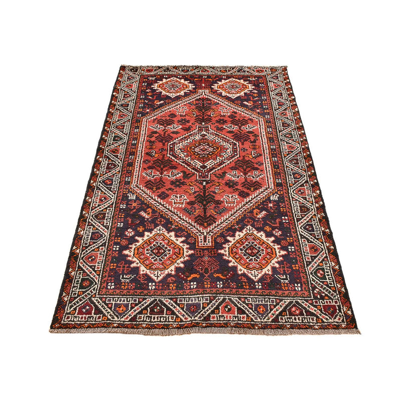 Tapis persan - Nomadic - 205 x 118 cm - rouge foncé