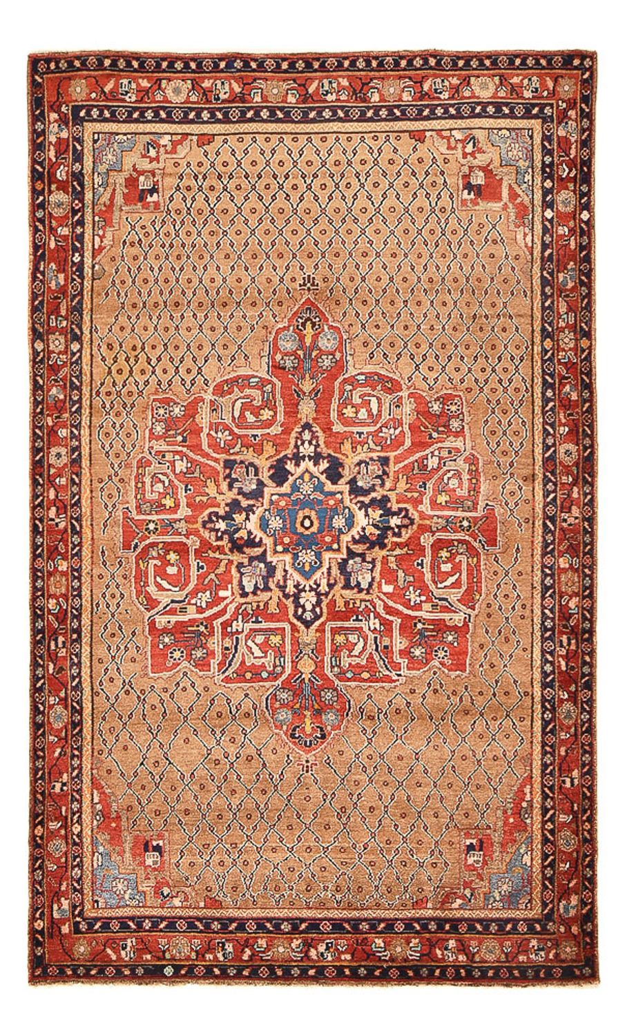 Tapis persan - Nomadic - 250 x 150 cm - beige