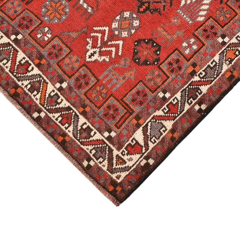 Tapis persan - Nomadic carré  - 184 x 165 cm - rouge
