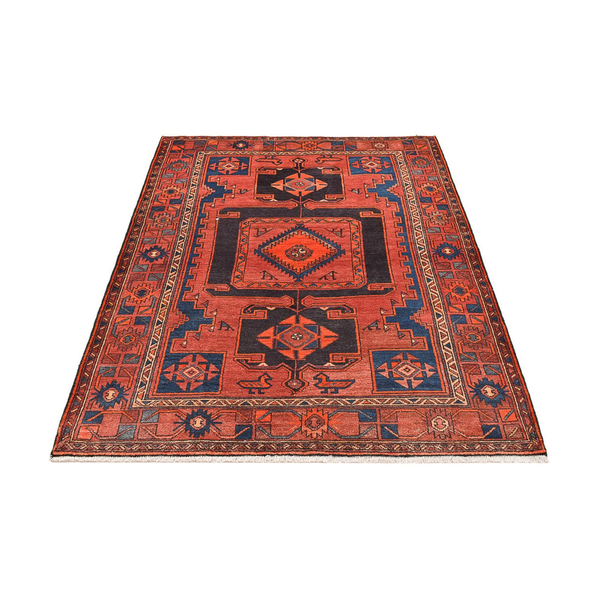 Tapis persan - Bidjar - 202 x 146 cm - rouge
