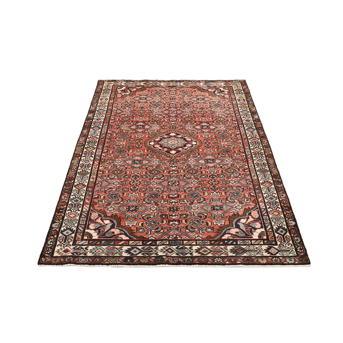 Tapis persan - Nomadic - 222 x 148 cm - rouge clair
