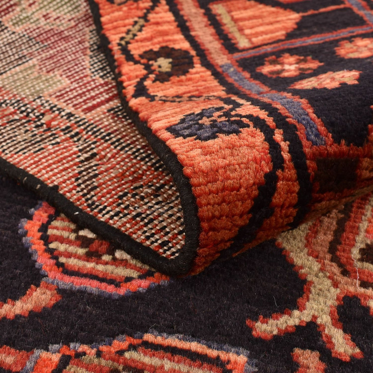 Tapis persan - Nomadic - 222 x 140 cm - rouge clair