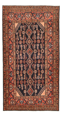 Tapis de couloir Tapis persan - Nomadic - 205 x 108 cm - bleu foncé