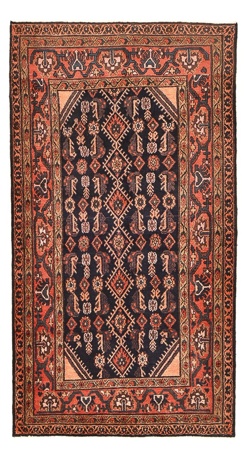 Tapis de couloir Tapis persan - Nomadic - 205 x 108 cm - bleu foncé