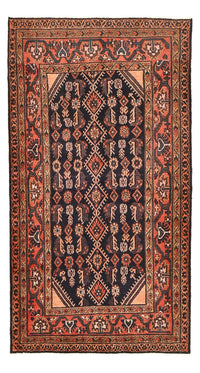 Tapis de couloir Tapis persan - Nomadic - 205 x 108 cm - bleu foncé