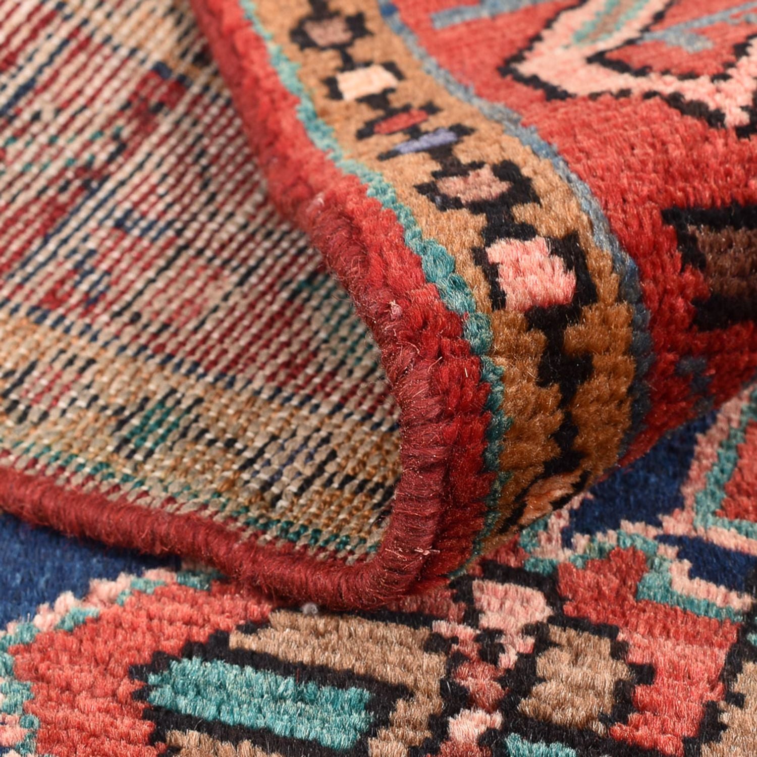Tapis de couloir Tapis persan - Nomadic - 174 x 104 cm - bleu foncé