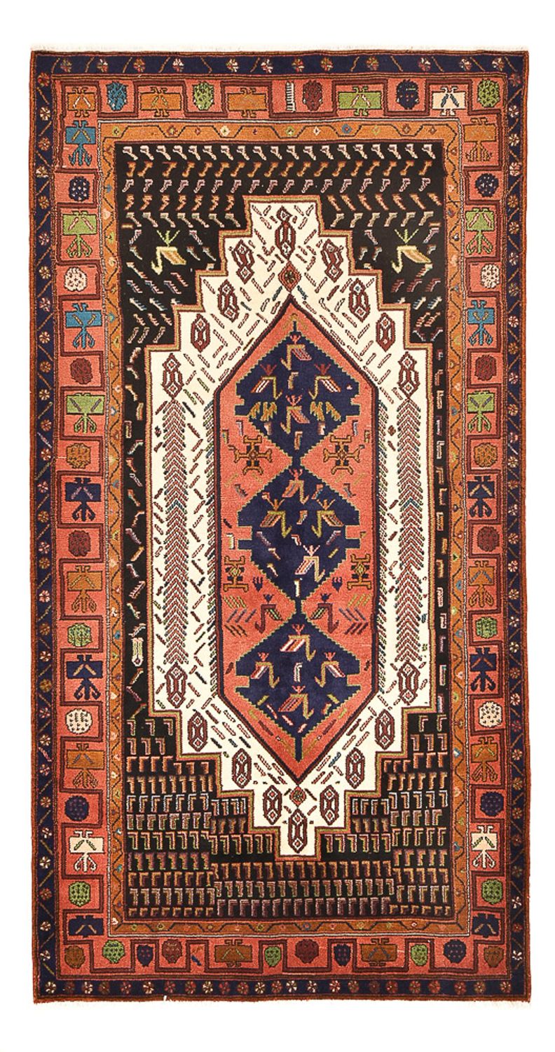 Tapis de couloir Tapis persan - Nomadic - 283 x 147 cm - multicolore