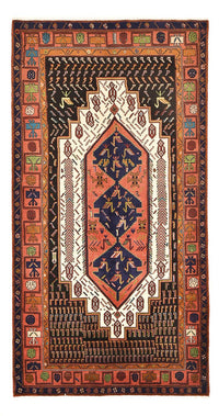 Tapis de couloir Tapis persan - Nomadic - 283 x 147 cm - multicolore