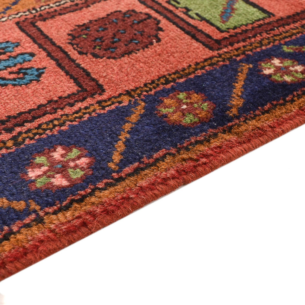 Tapis de couloir Tapis persan - Nomadic - 283 x 147 cm - multicolore