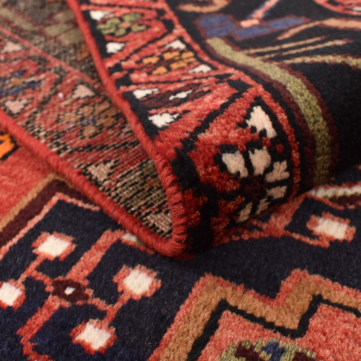 Tapis persan - Nomadic - 202 x 138 cm - rouge