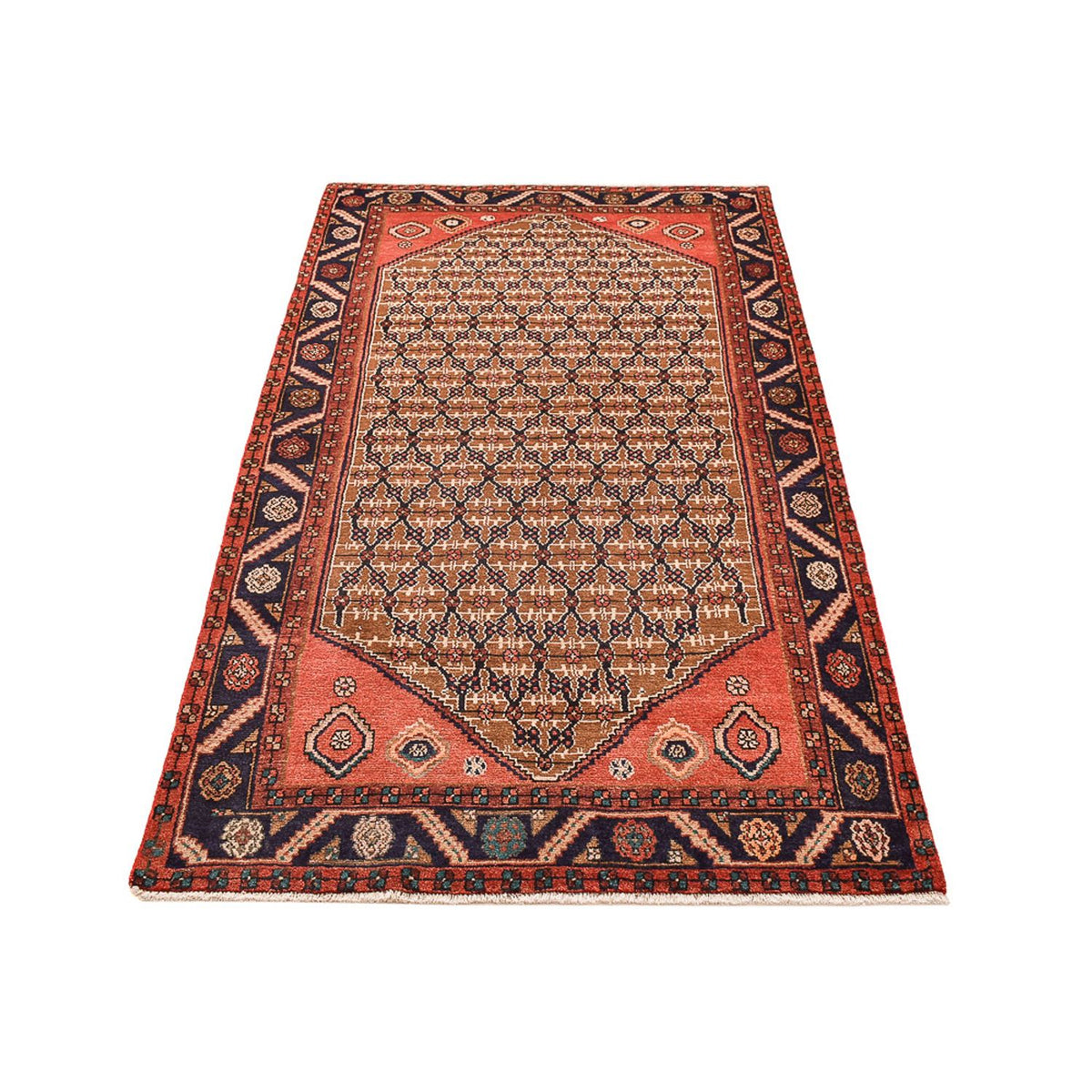 Tapis de couloir Tapis persan - Nomadic - 228 x 120 cm - rouge clair