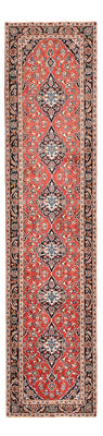 Tapis de couloir Tapis persan - Keshan - 397 x 95 cm - rouge clair