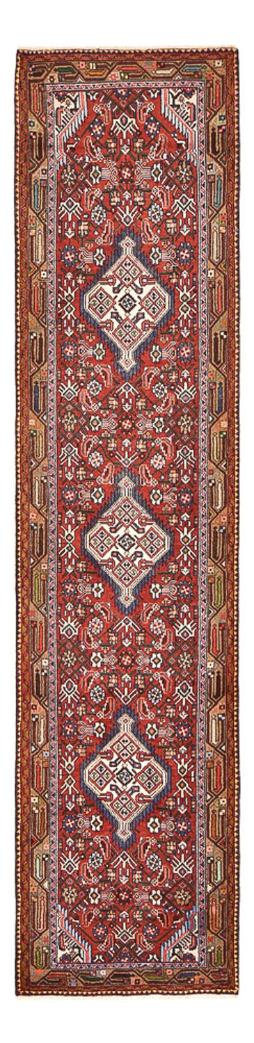 Tapis de couloir Tapis persan - Nomadic - 322 x 82 cm - rouge
