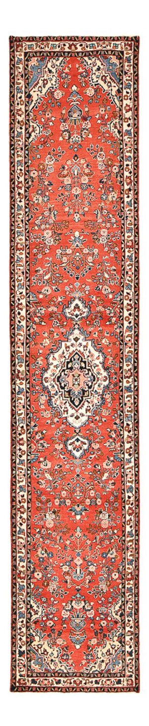 Tapis de couloir Tapis persan - Nomadic - 408 x 90 cm - rouge clair
