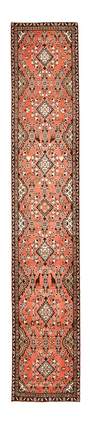 Tapis de couloir Tapis persan - Nomadic - 395 x 73 cm - rouge clair