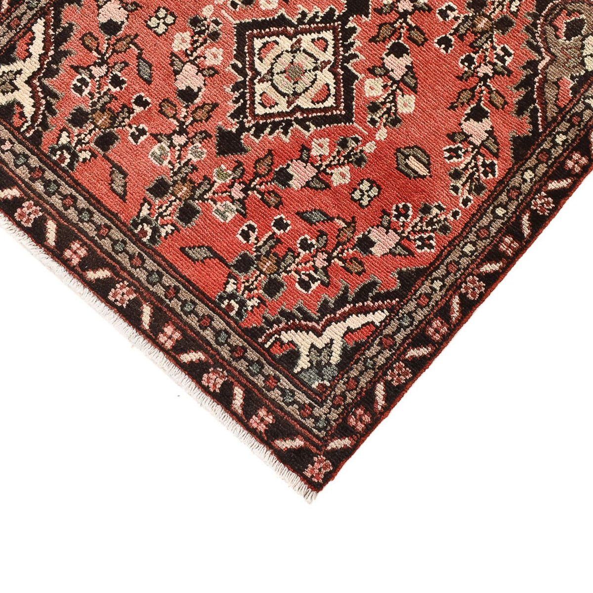 Tapis de couloir Tapis persan - Nomadic - 395 x 73 cm - rouge clair