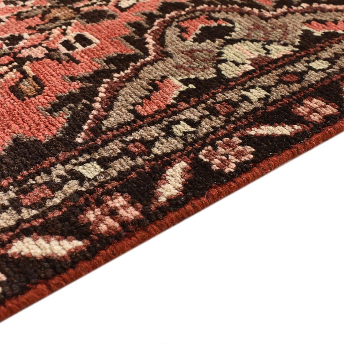 Tapis de couloir Tapis persan - Nomadic - 395 x 73 cm - rouge clair