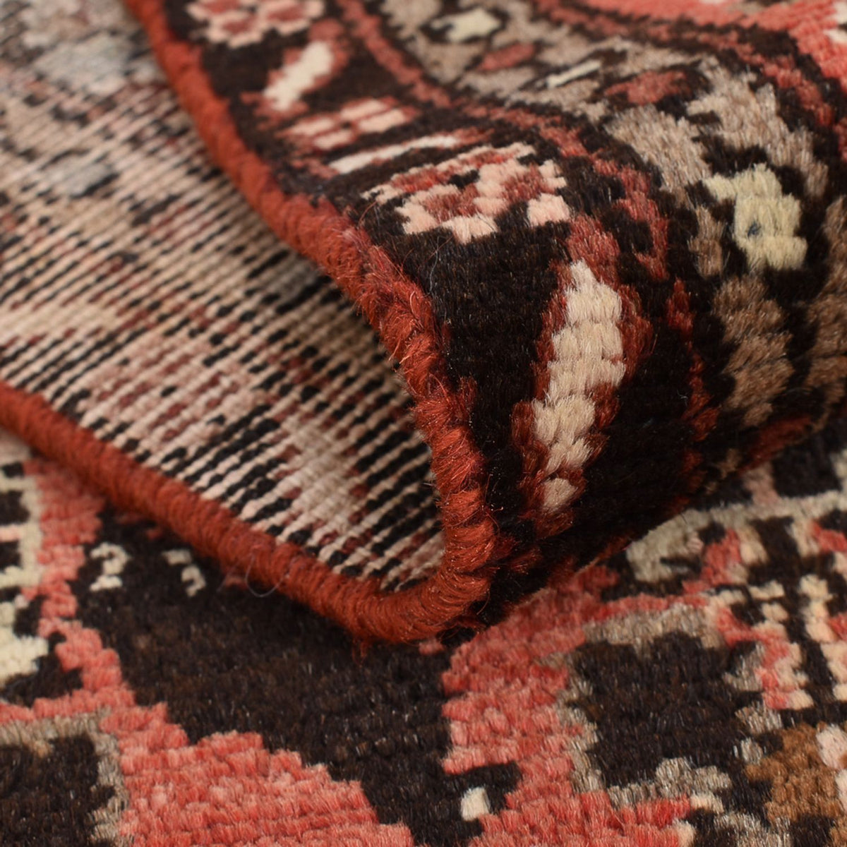 Tapis de couloir Tapis persan - Nomadic - 395 x 73 cm - rouge clair