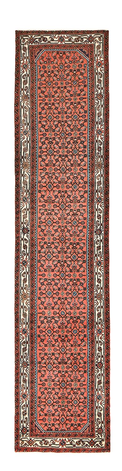 Tapis de couloir Tapis persan - Nomadic - 383 x 81 cm - rouge clair