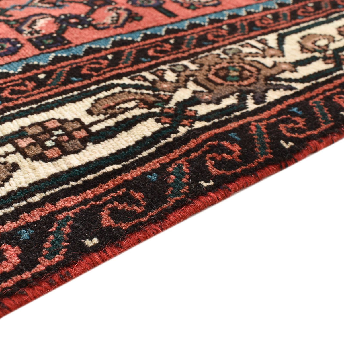 Tapis de couloir Tapis persan - Nomadic - 383 x 81 cm - rouge clair