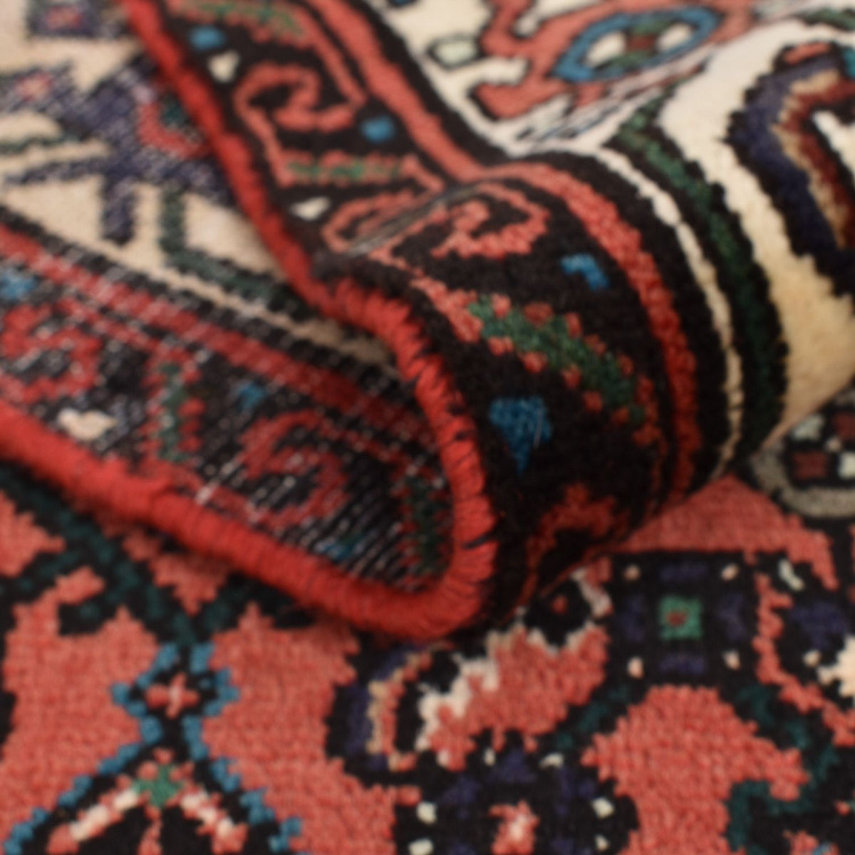 Tapis de couloir Tapis persan - Nomadic - 383 x 81 cm - rouge clair