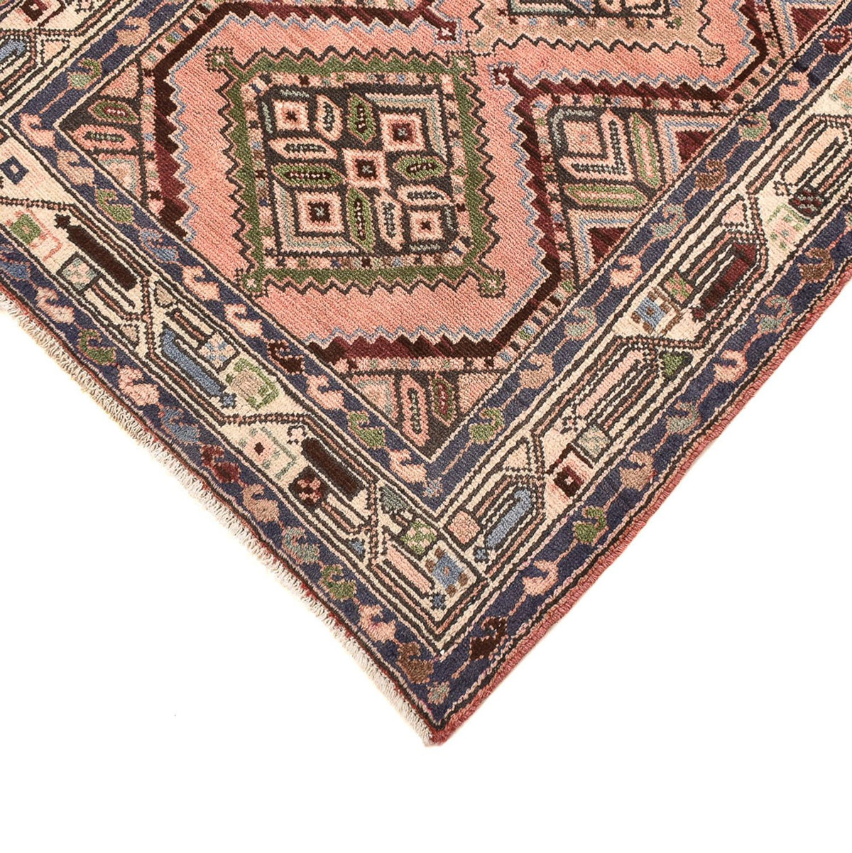 Tapis de couloir Tapis persan - Nomadic - 203 x 75 cm - rouge clair