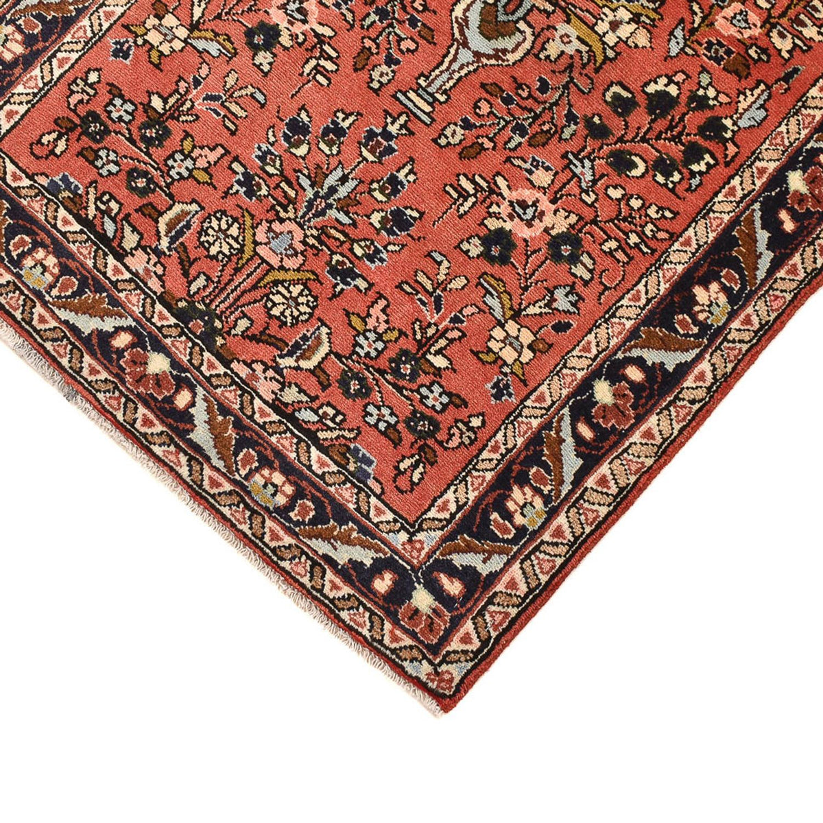 Tapis de couloir Tapis persan - Nomadic - 189 x 75 cm - rouge clair