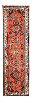 Tapis de couloir Tapis persan - Nomadic - 388 x 108 cm - rouge