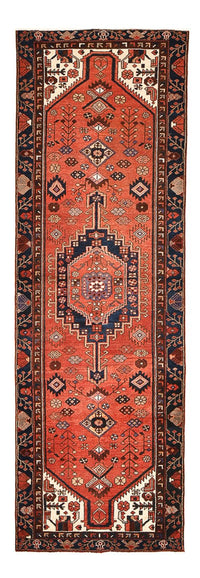 Tapis de couloir Tapis persan - Bidjar - 300 x 98 cm - rouge