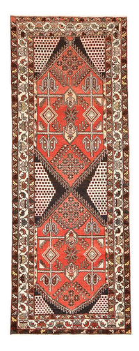 Tapis de couloir Tapis persan - Nomadic - 338 x 121 cm - multicolore