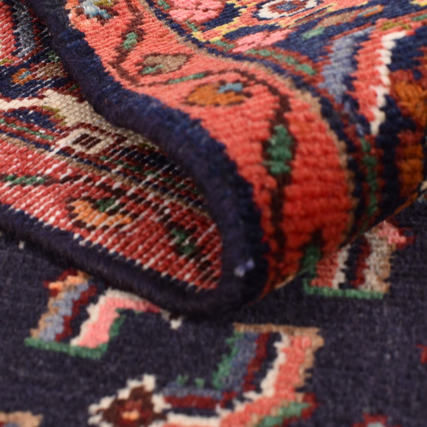 Tapis de couloir Tapis persan - Nomadic - 300 x 107 cm - bleu foncé