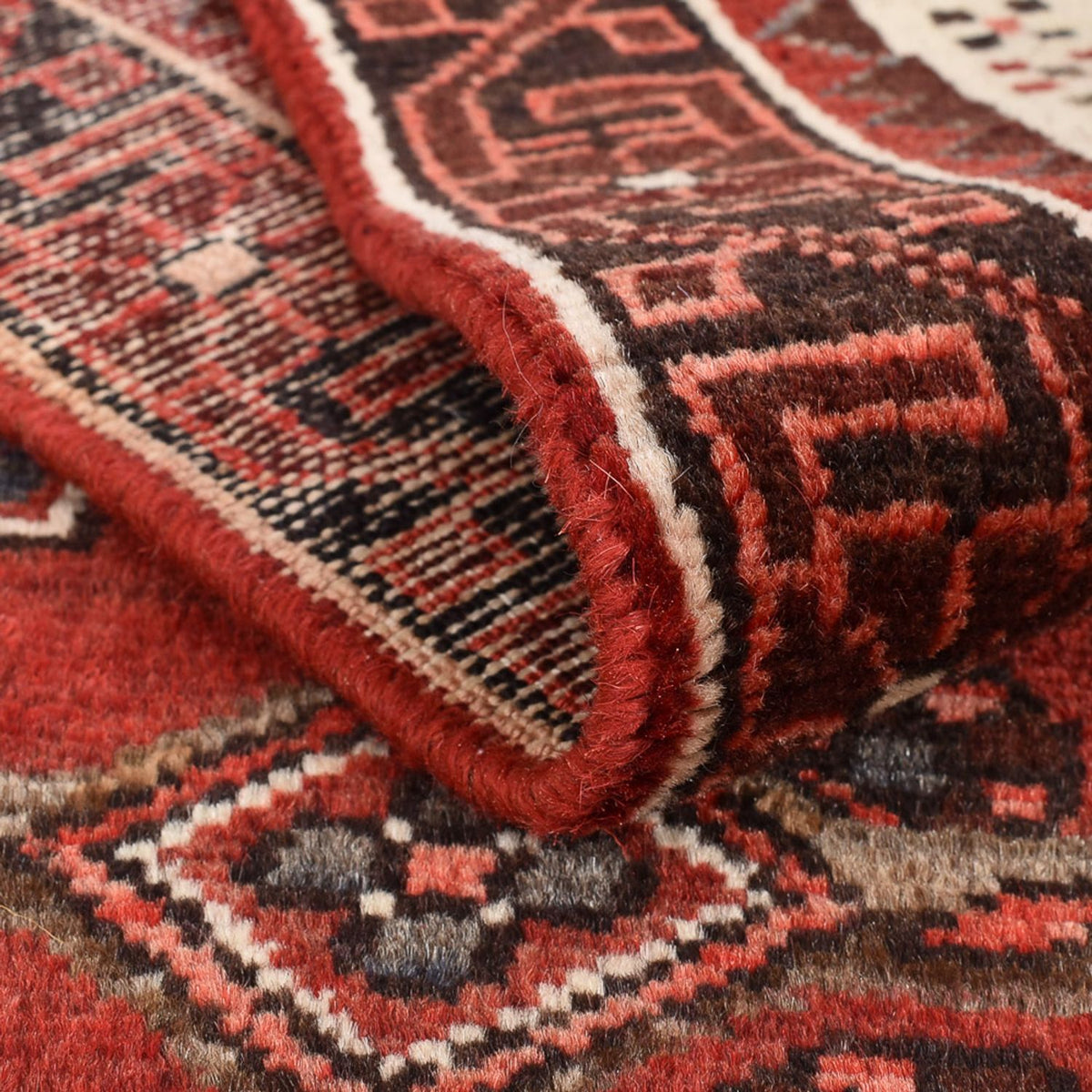 Tapis de couloir Tapis persan - Nomadic - 297 x 103 cm - rouge