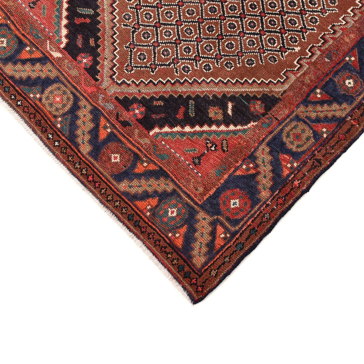 Tapis de couloir Tapis persan - Nomadic - 293 x 113 cm - rouge clair