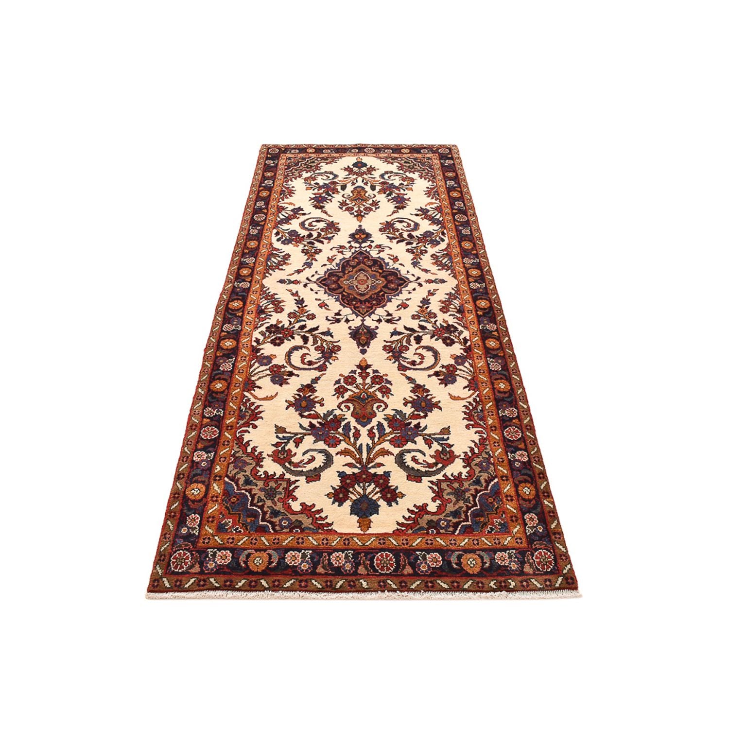 Tapis de couloir Tapis persan - Nomadic - 290 x 105 cm - beige