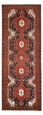 Tapis de couloir Tapis persan - Nomadic - 283 x 104 cm - rouge