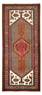 Tapis de couloir Tapis persan - Nomadic - 222 x 100 cm - multicolore