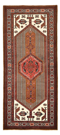 Tapis de couloir Tapis persan - Nomadic - 222 x 100 cm - multicolore