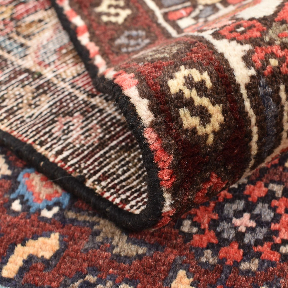 Tapis persan - Nomadic - 143 x 87 cm - rouge clair