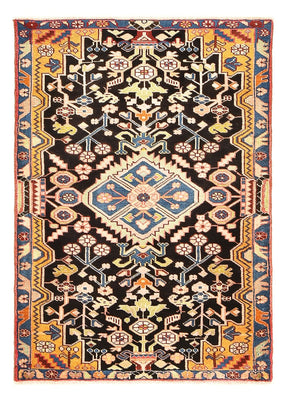 Tapis persan - Nomadic - 132 x 92 cm - bleu foncé