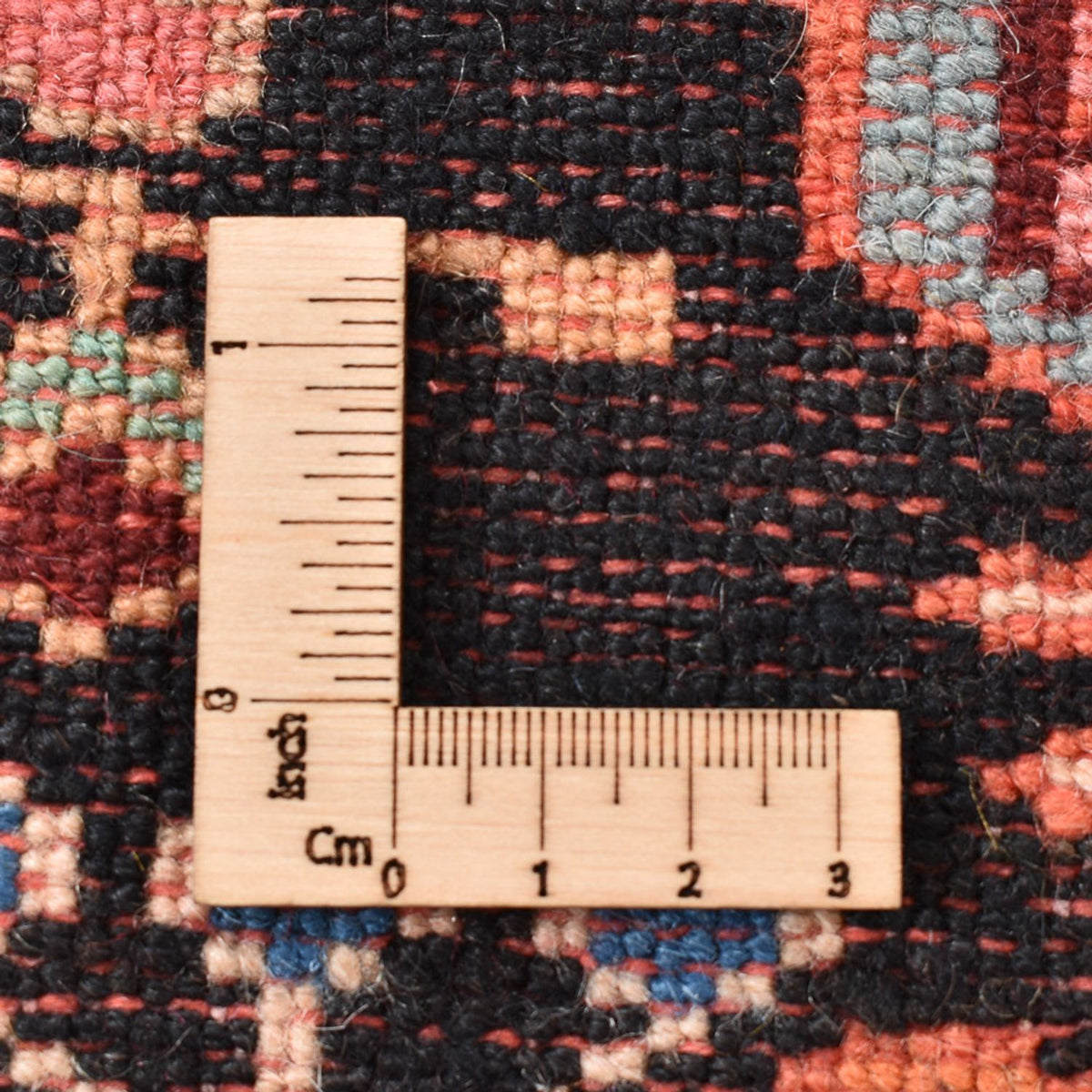 Tapis persan - Nomadic - 132 x 92 cm - bleu foncé