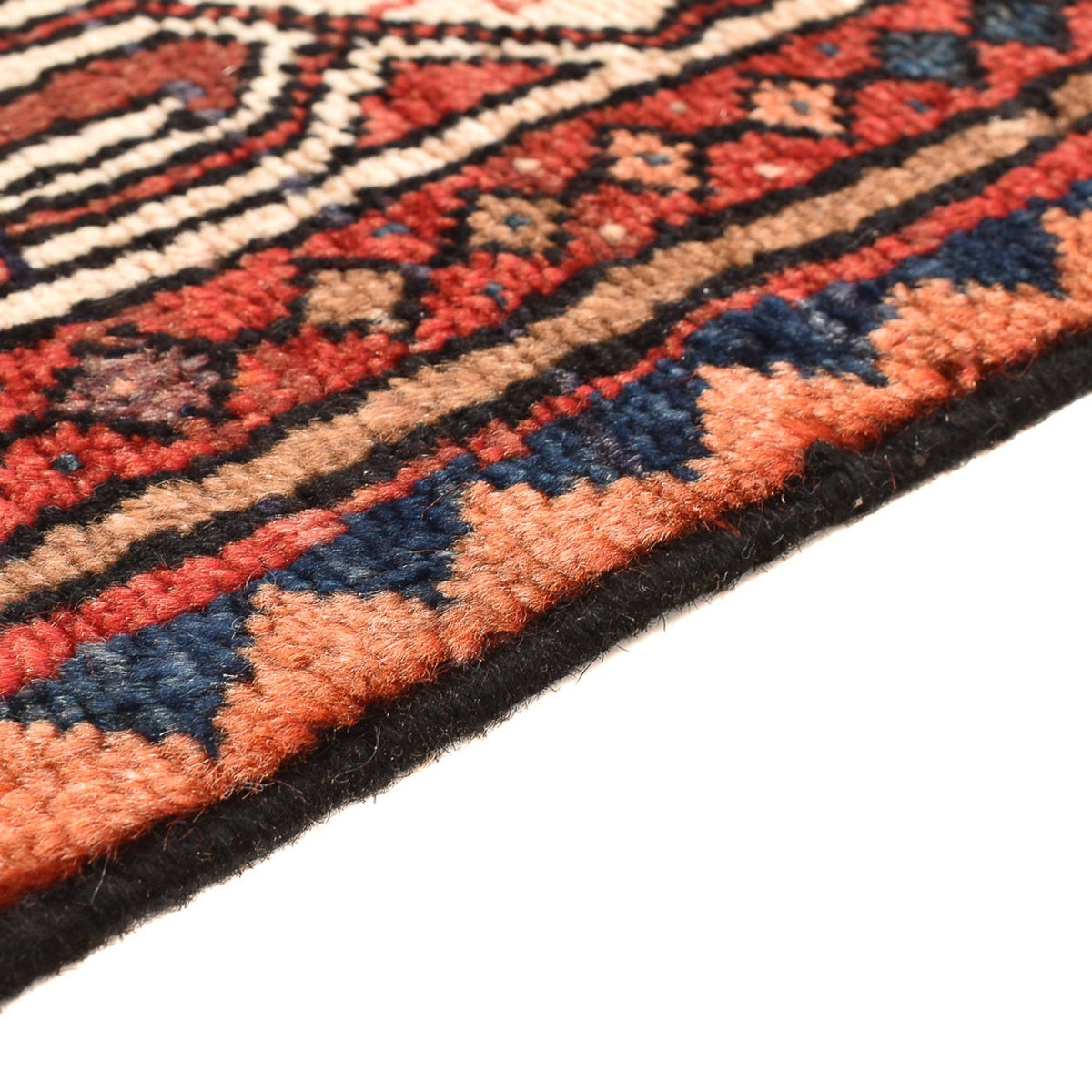 Tapis persan - Nomadic - 140 x 97 cm - rouge clair