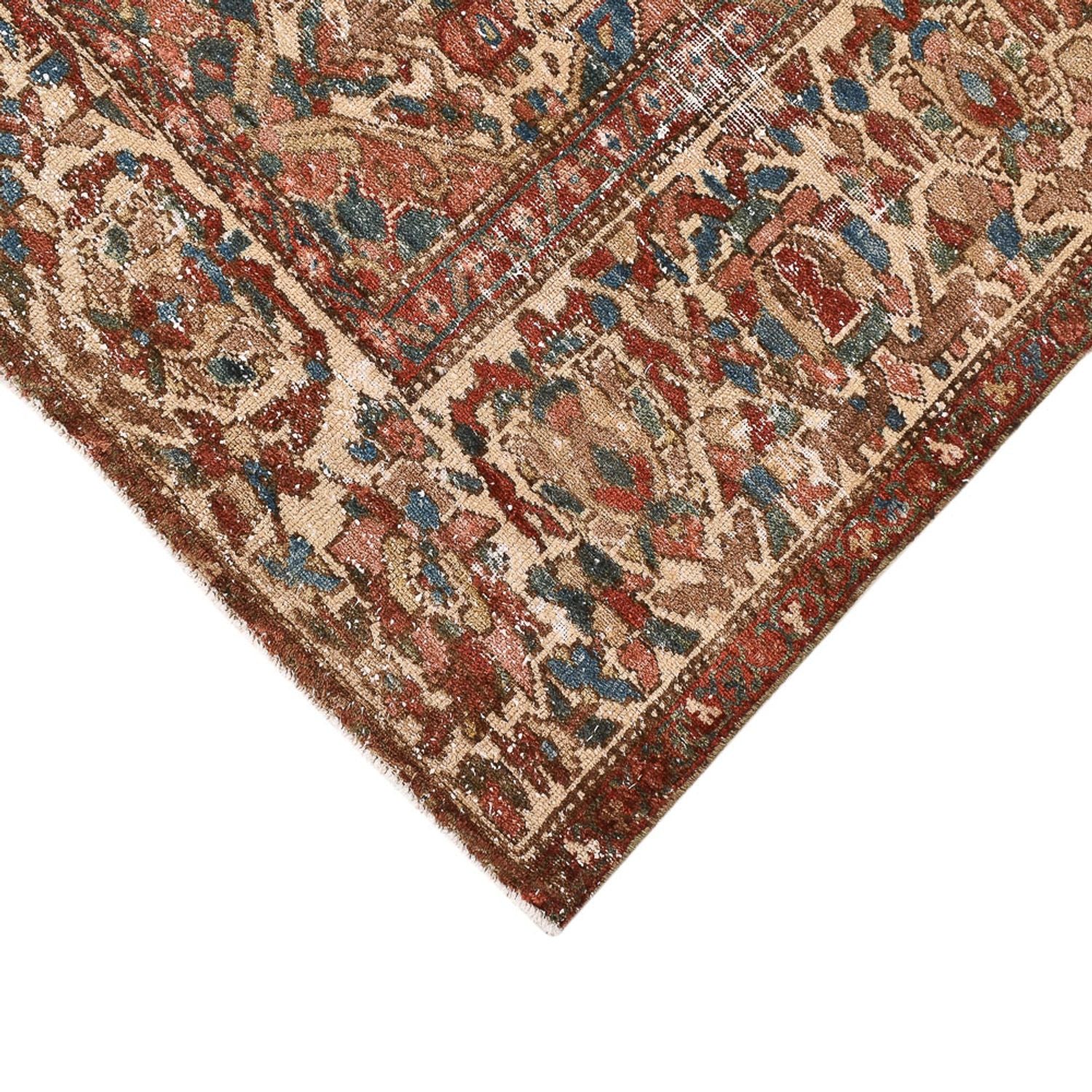 Tapis vintage - 202 x 150 cm - beige foncé