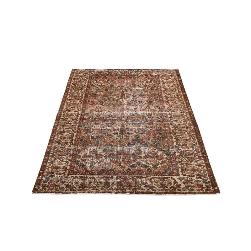 Tapis vintage - 202 x 150 cm - beige foncé