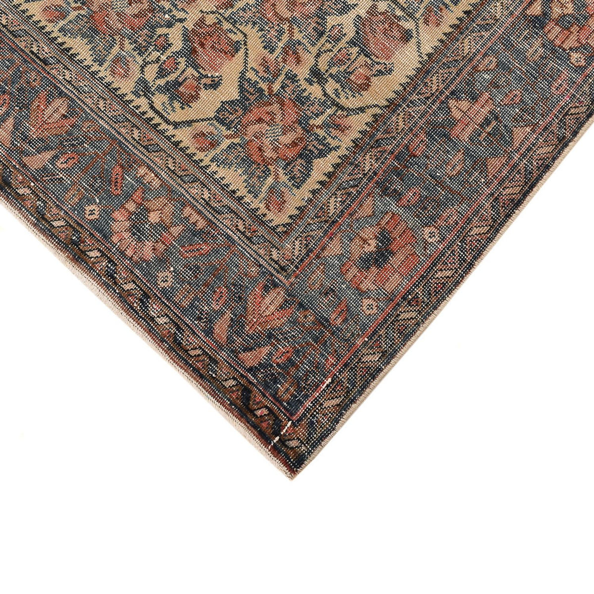 Tapis vintage - 210 x 148 cm - beige foncé