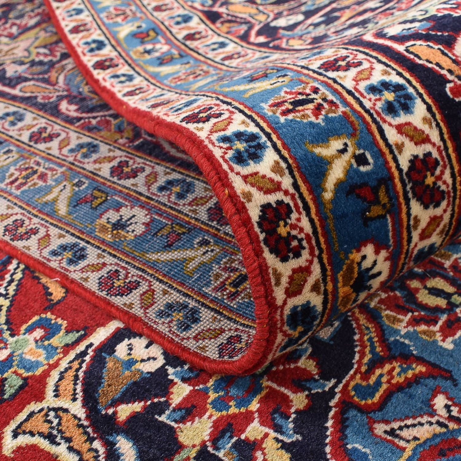 Tapis persan - Keshan - 403 x 287 cm - rouge