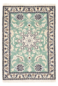 Tapis persan - Nain - 87 x 60 cm - vert clair