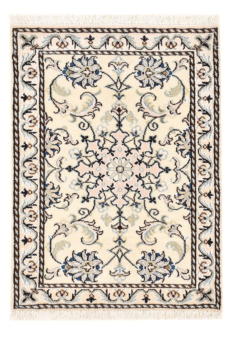 Tapis persan - Nain - 87 x 57 cm - beige